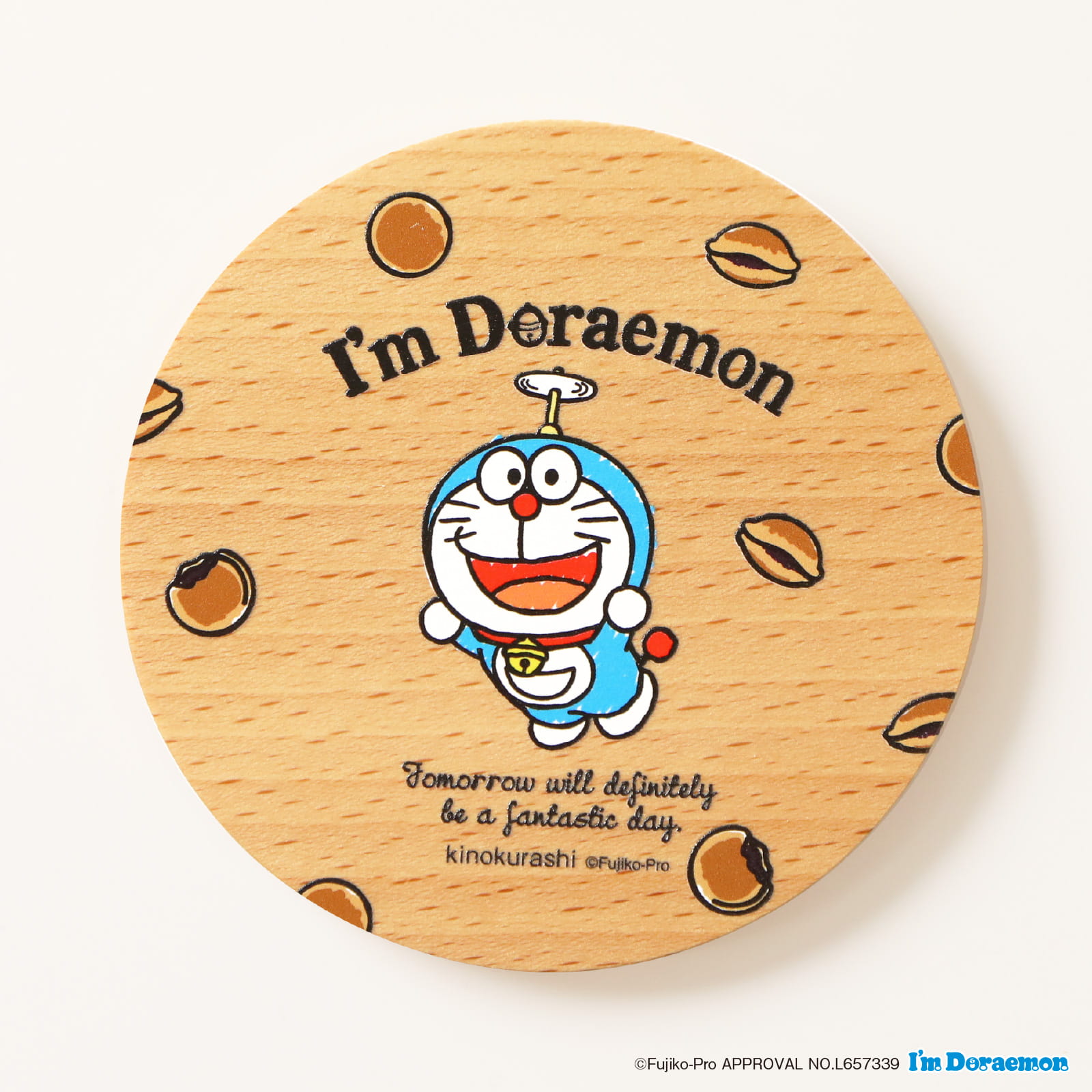キャラクター時計 I'm Doraemon コースターA