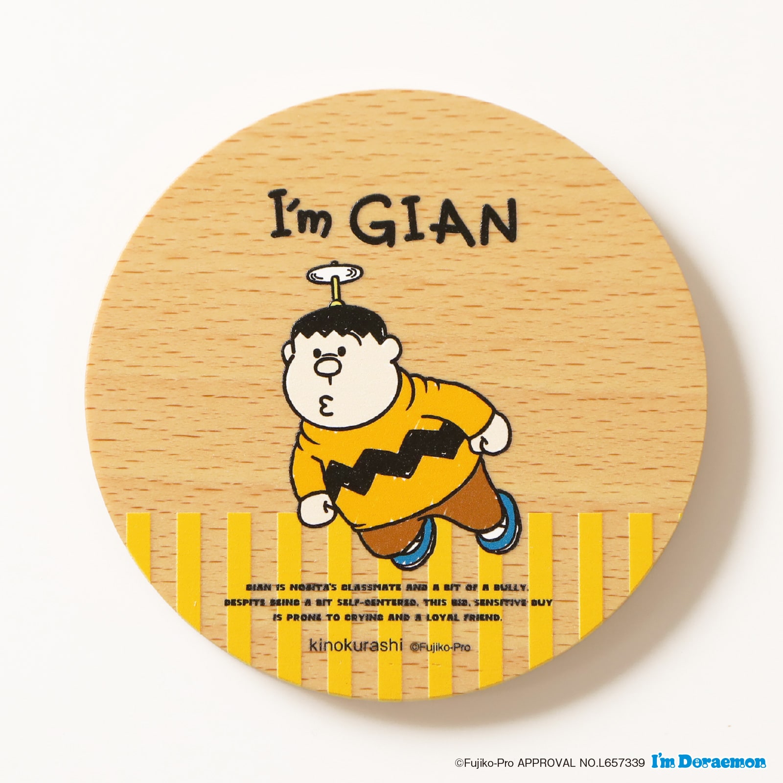 キャラクター時計 I'm Doraemon コースターC