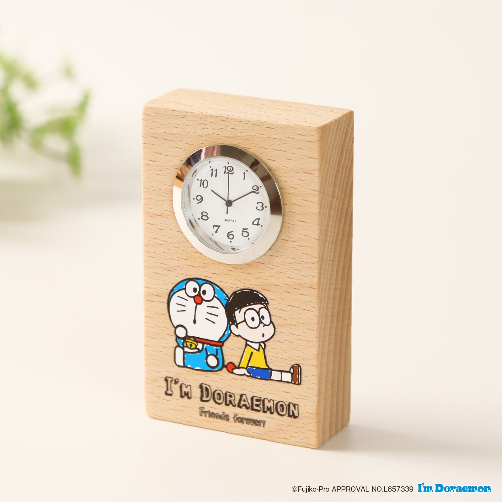 キャラクター時計 I'm Doraemon ふたりでひとつ