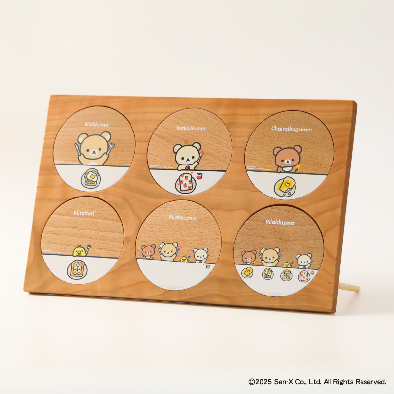 キャラクター時計 リラックマ コースターA-Fセット