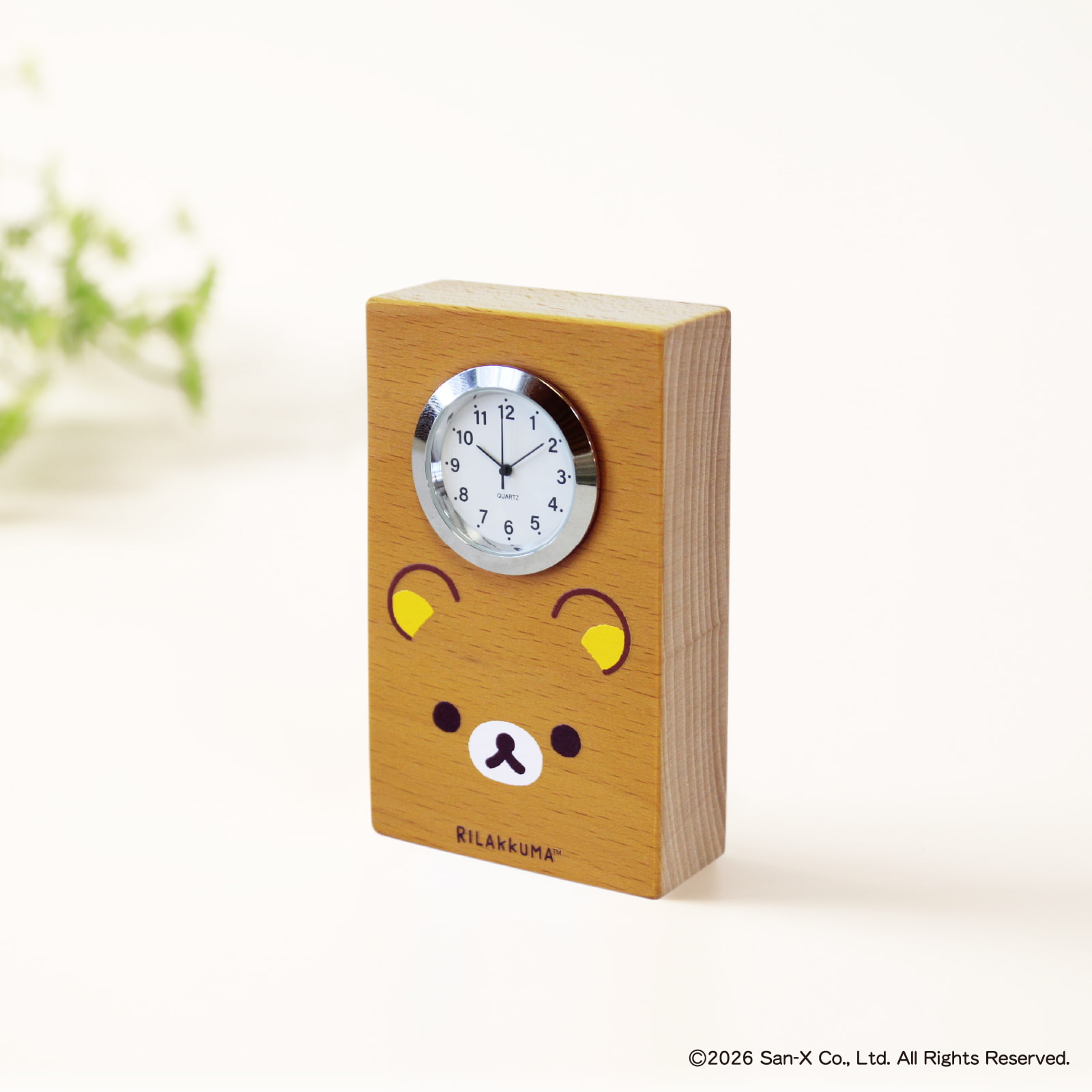 キャラクター時計 リラックマ リラックマかお