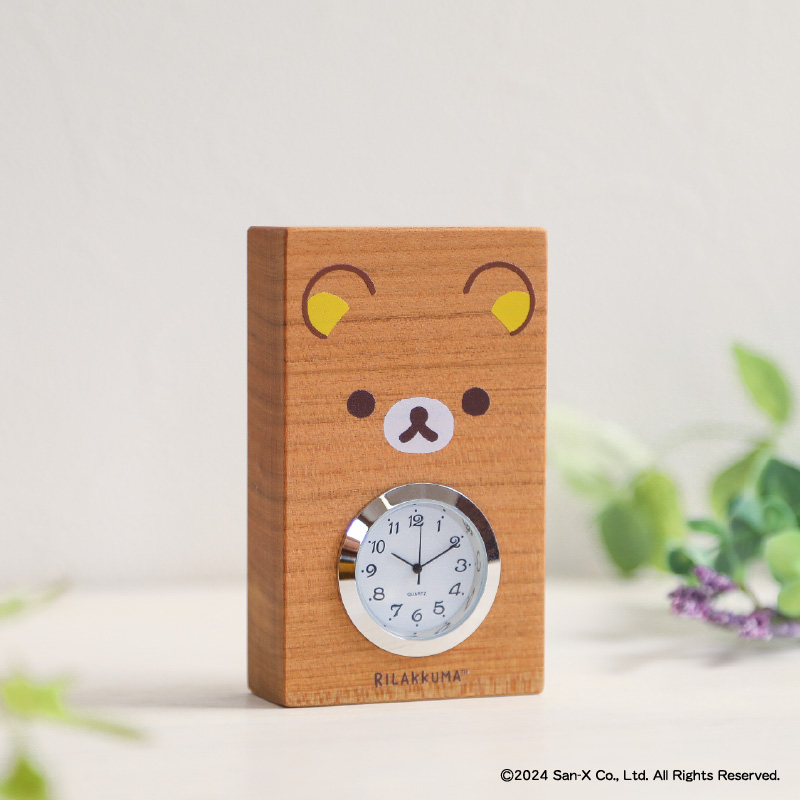 キャラクター時計 リラックマ かお