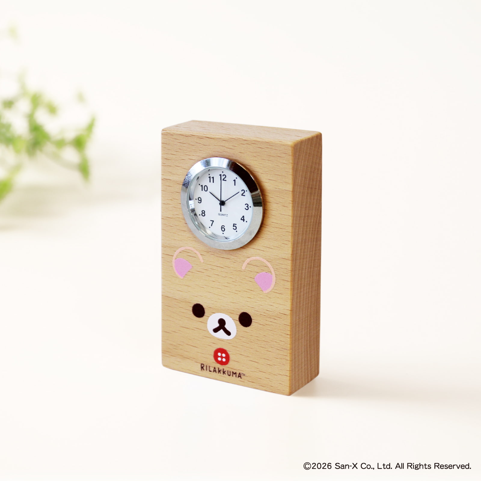 キャラクター時計 リラックマ コリラックマかお