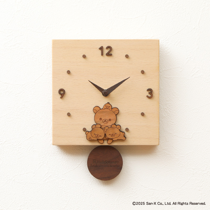 キャラクター時計 リラックマ くつろぎ