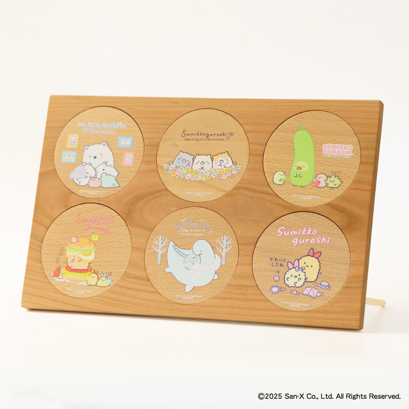 キャラクター時計 すみっコぐらし コースターA-Fセット