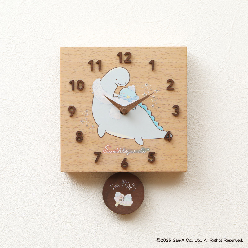 キャラクター時計 すみっコぐらし きらきらな夜
